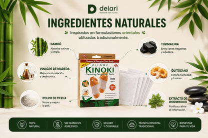 Parches Kinoki Para Pies | Despertá Más Liviano Cada Mañana